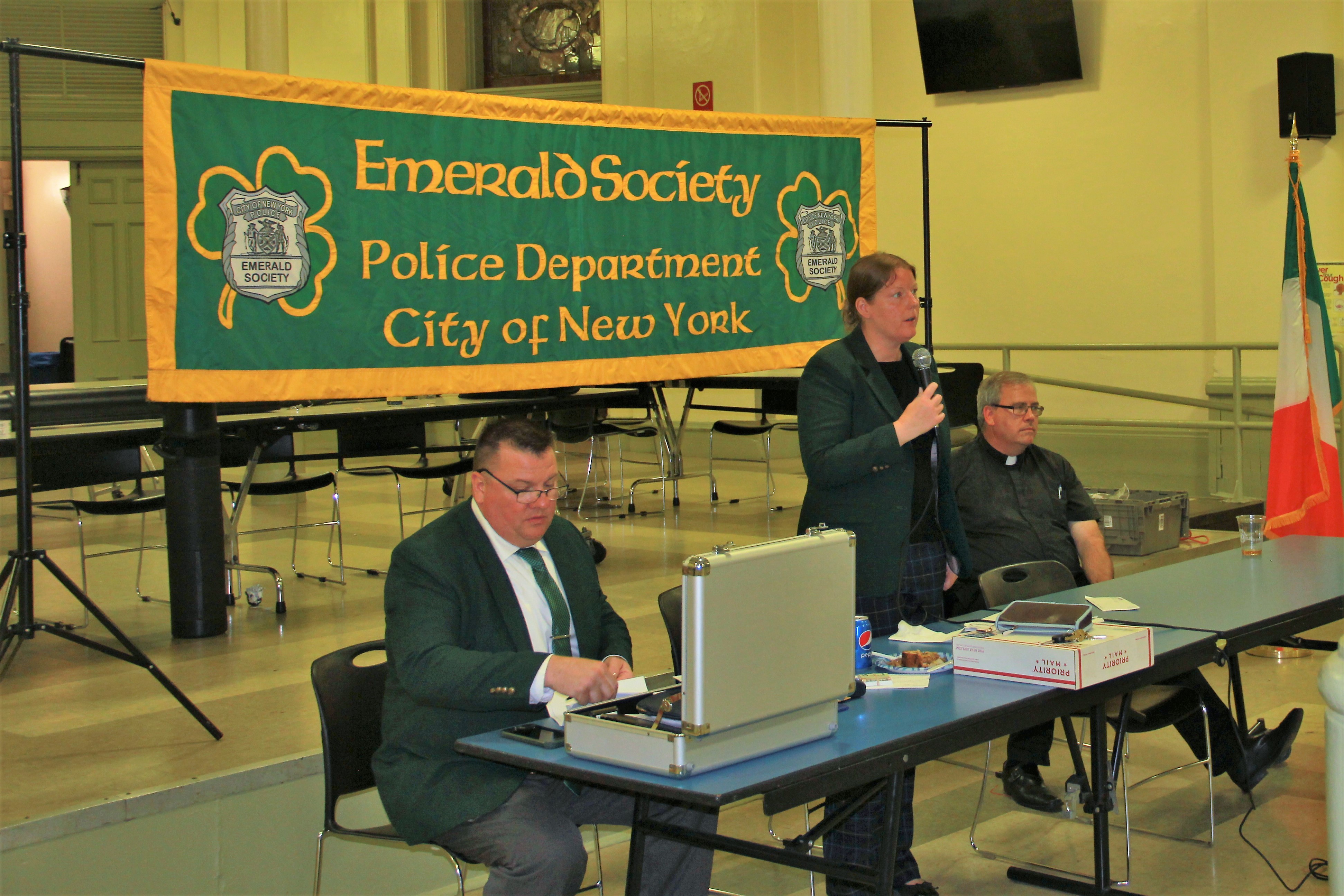 nypd emerald society st patrick day party